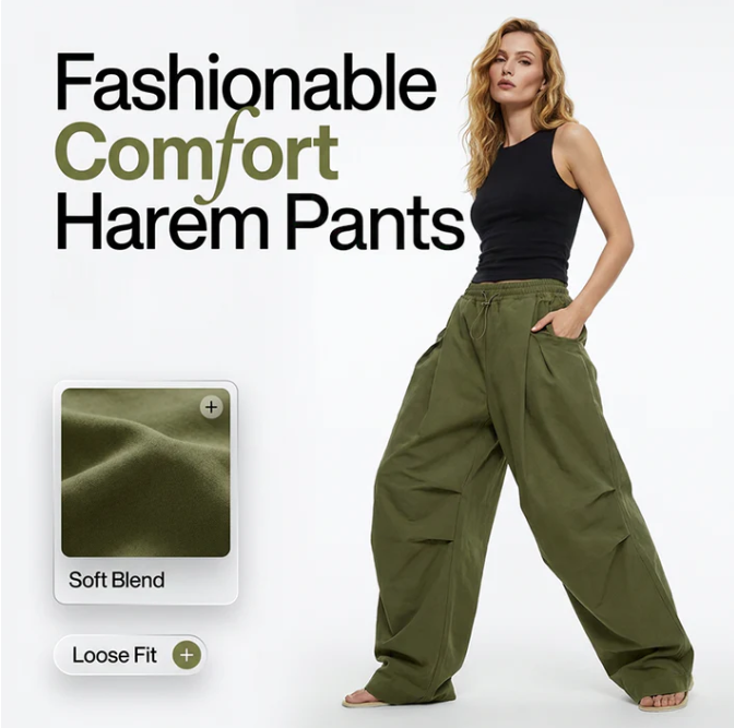 Women's Pleated Wide-Leg Trousers
