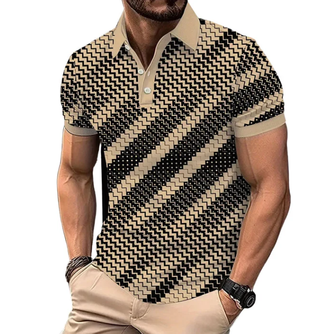 Men's Geometric Print Shirt