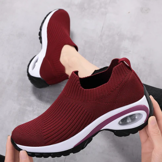 Women's Knitted Slip-On Trainers