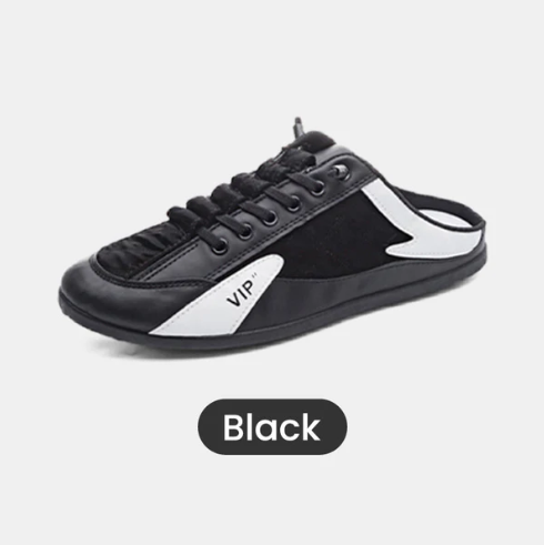 Men’s Slip-On Backless Lace-Look Trainers