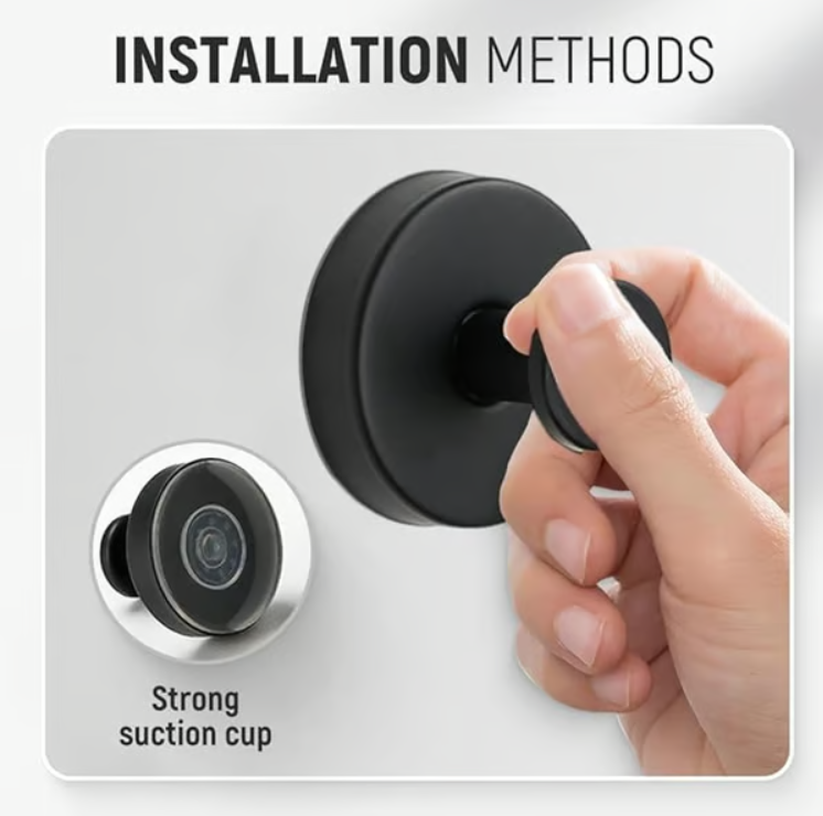 Enhanced Twist-Lock Stainless Steel Suction Hooks