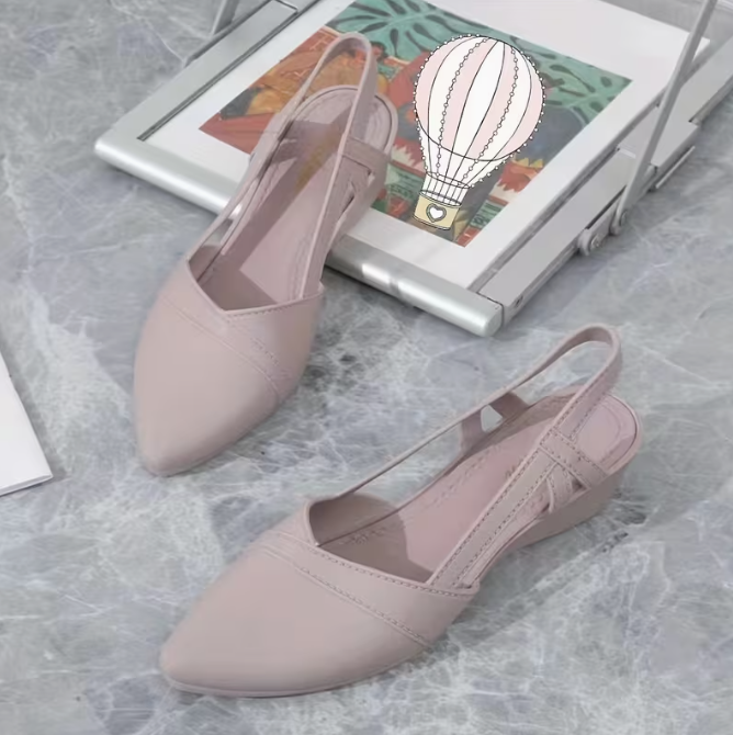 Women's Pointed Toe Slingback Flats