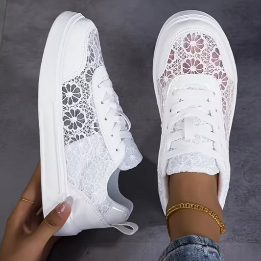 Women's Lace Casual Trainers