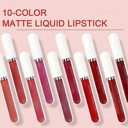 10-Piece Matte Liquid Lipstick Set