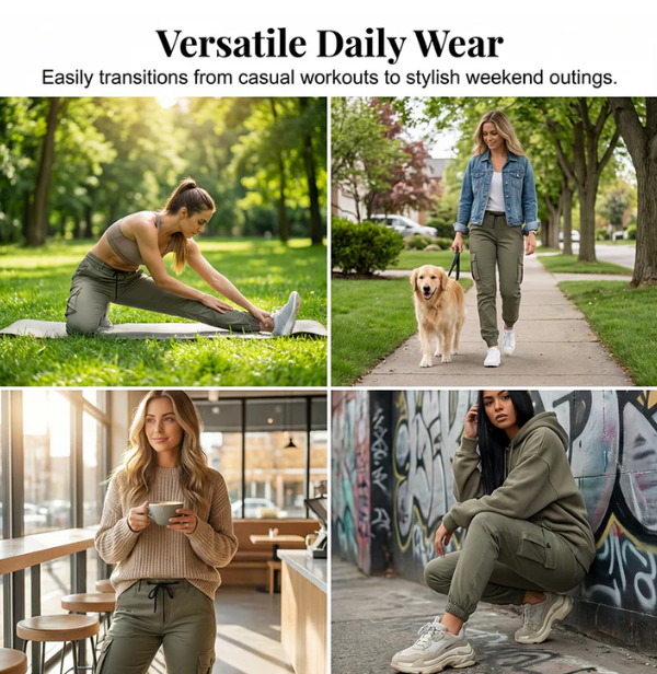 Women’s Utility Pocket Jogger Cargo Pants