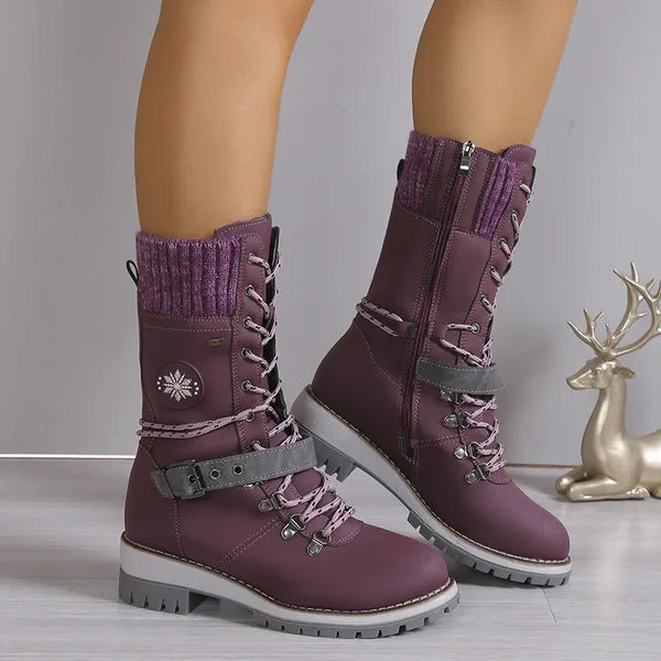 Warm cotton tall snow boots