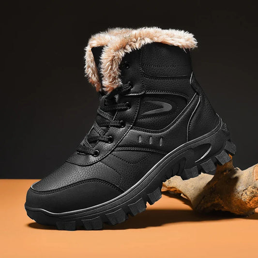 Men’s Waterproof Insulated Grip-Sole Winter Boots