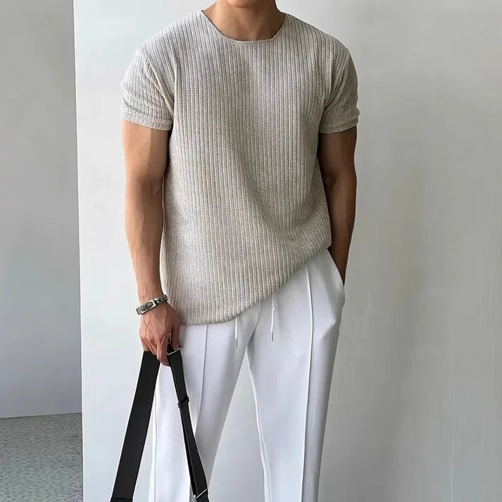 Men’s Lightweight Textured Knit Tee