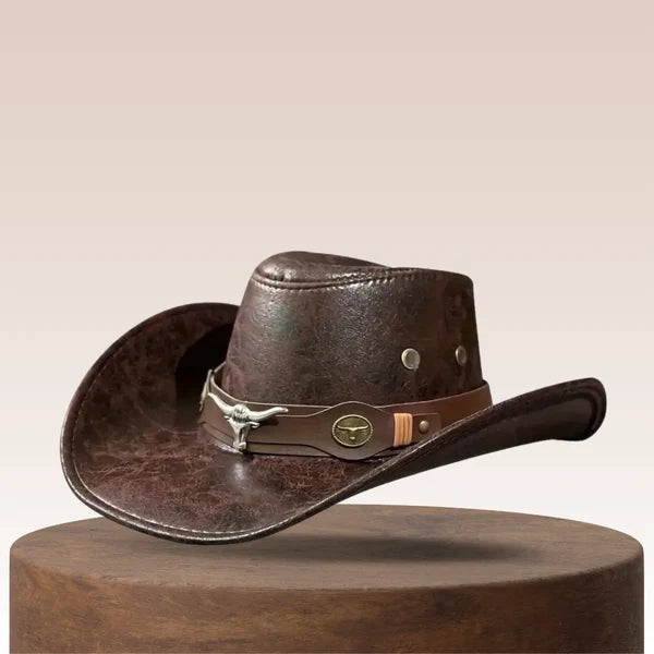 Men’s Western-Style Studded Cowboy Hat