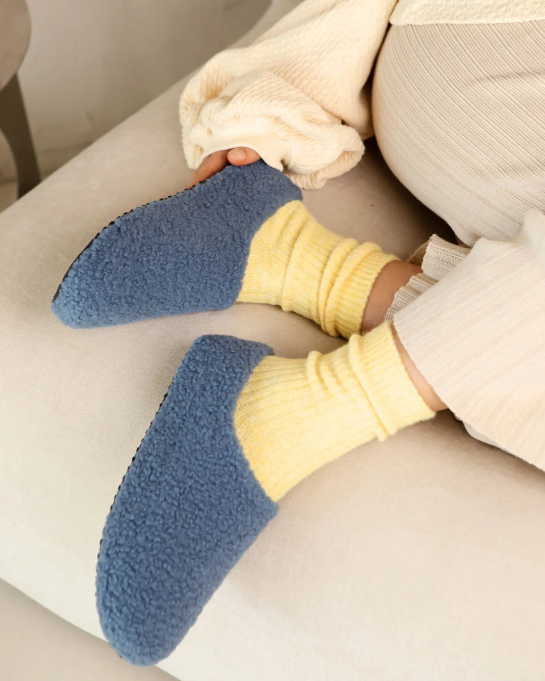 Cosy Sherpa Back Heel Slippers