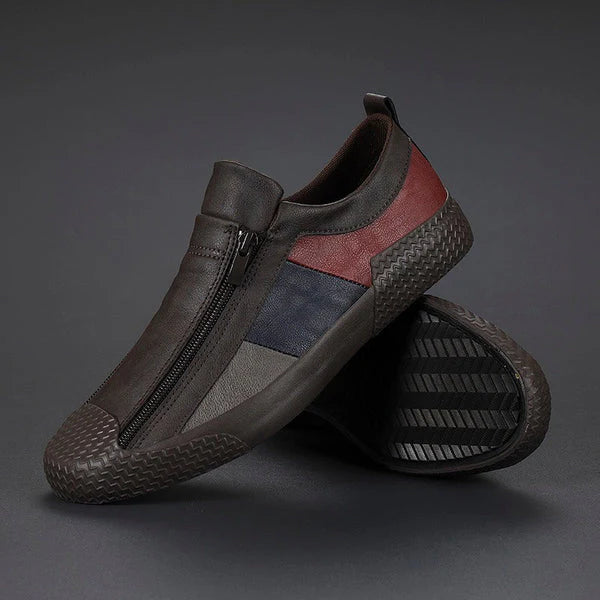 Claude Monet Leather Trainers