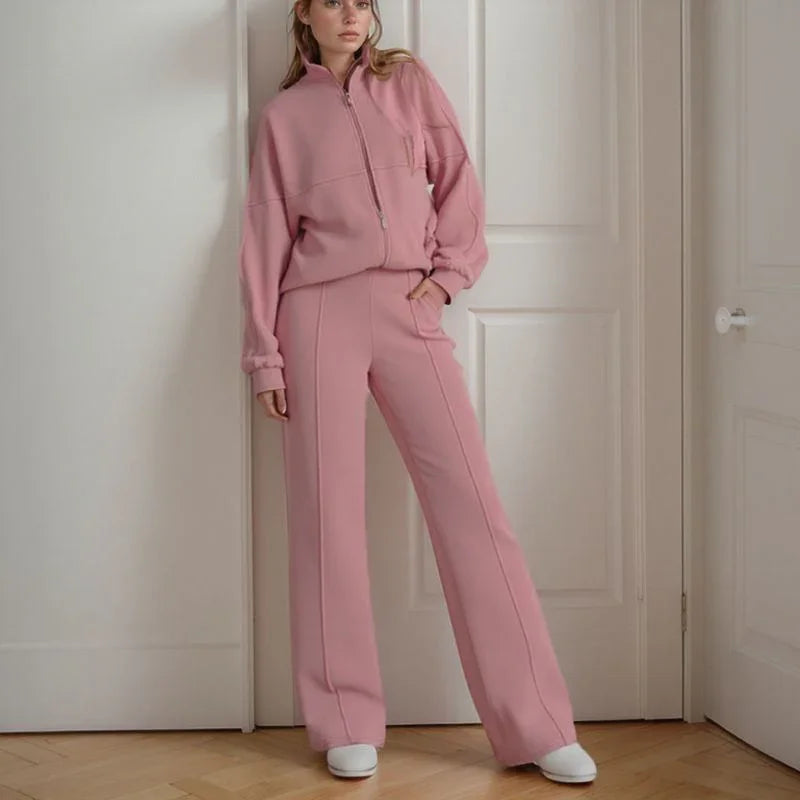 Women’s Minimalist Comfort Sweatshirt Set