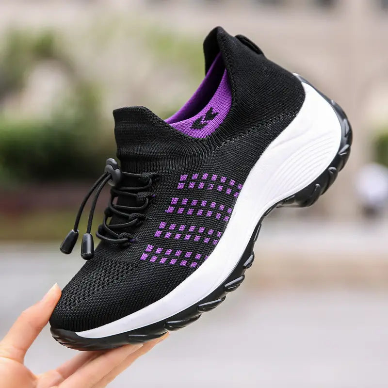 Women's Platform Knit Sneakers