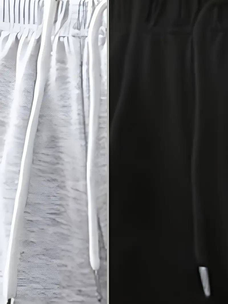 Women’s Wide-Leg Casual Drawstring Sports Trousers