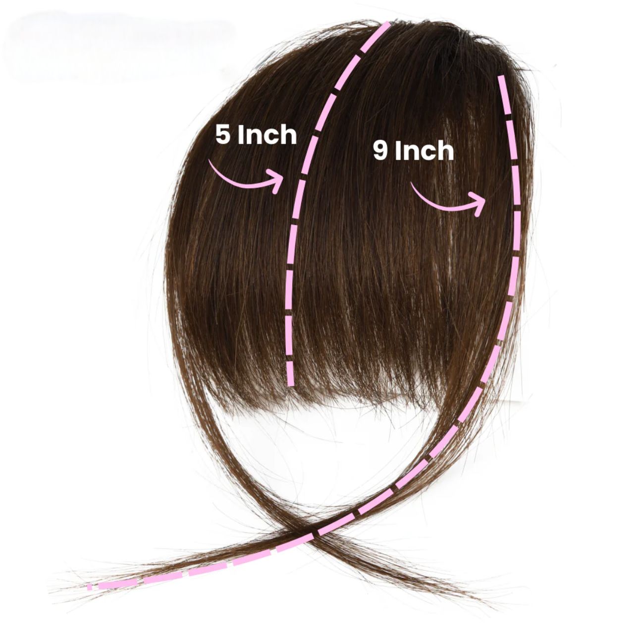Clip-On Bangs (100% Real Hair)