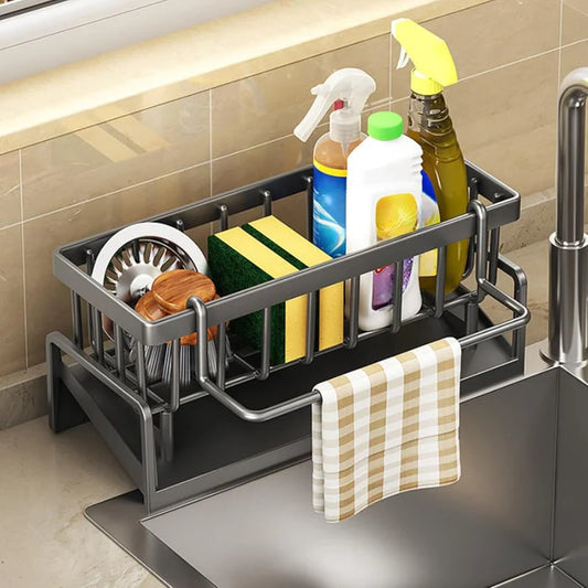 Women's Sink Organiser with Towel Rail