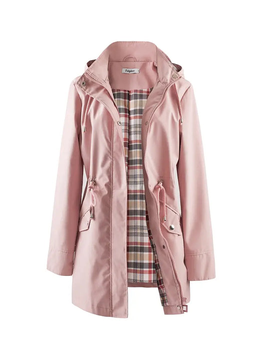 Chic Waterproof Women's Rain Jacket