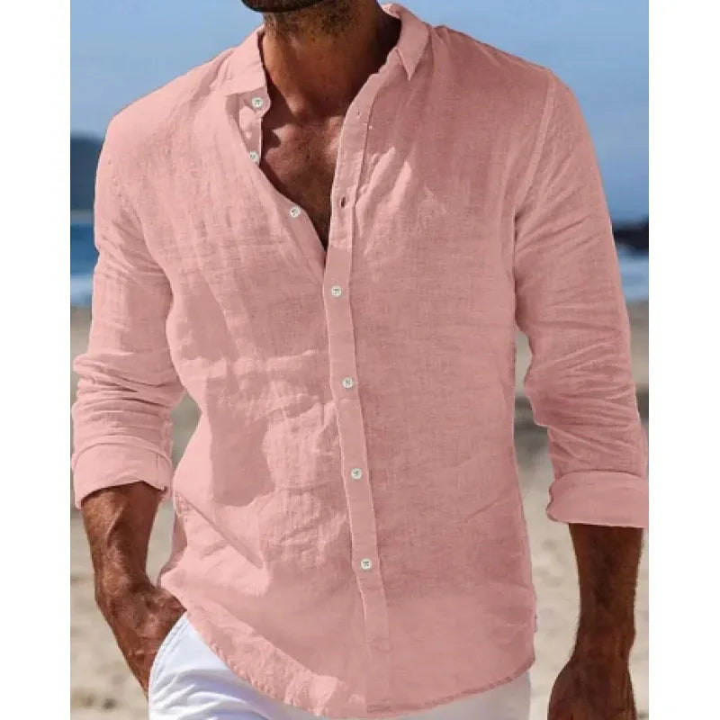 Men’s Lightweight Button-Front Shirt