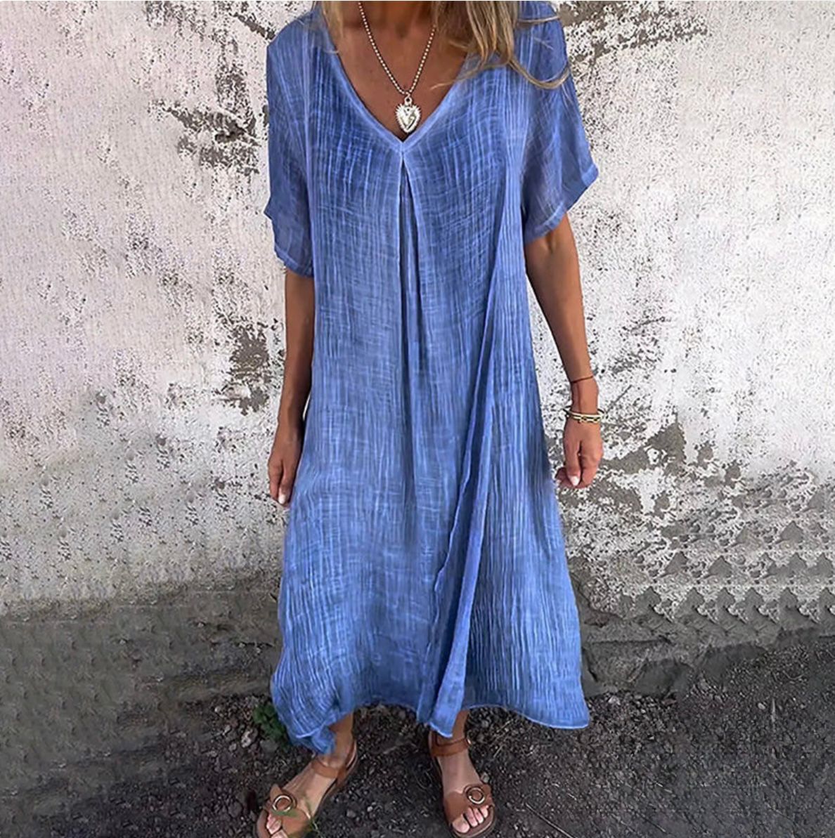 High-quality, comfortable summer dress made of 100% linenđ