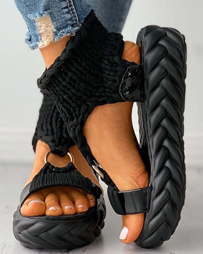 Flat Summer Platform Sandals