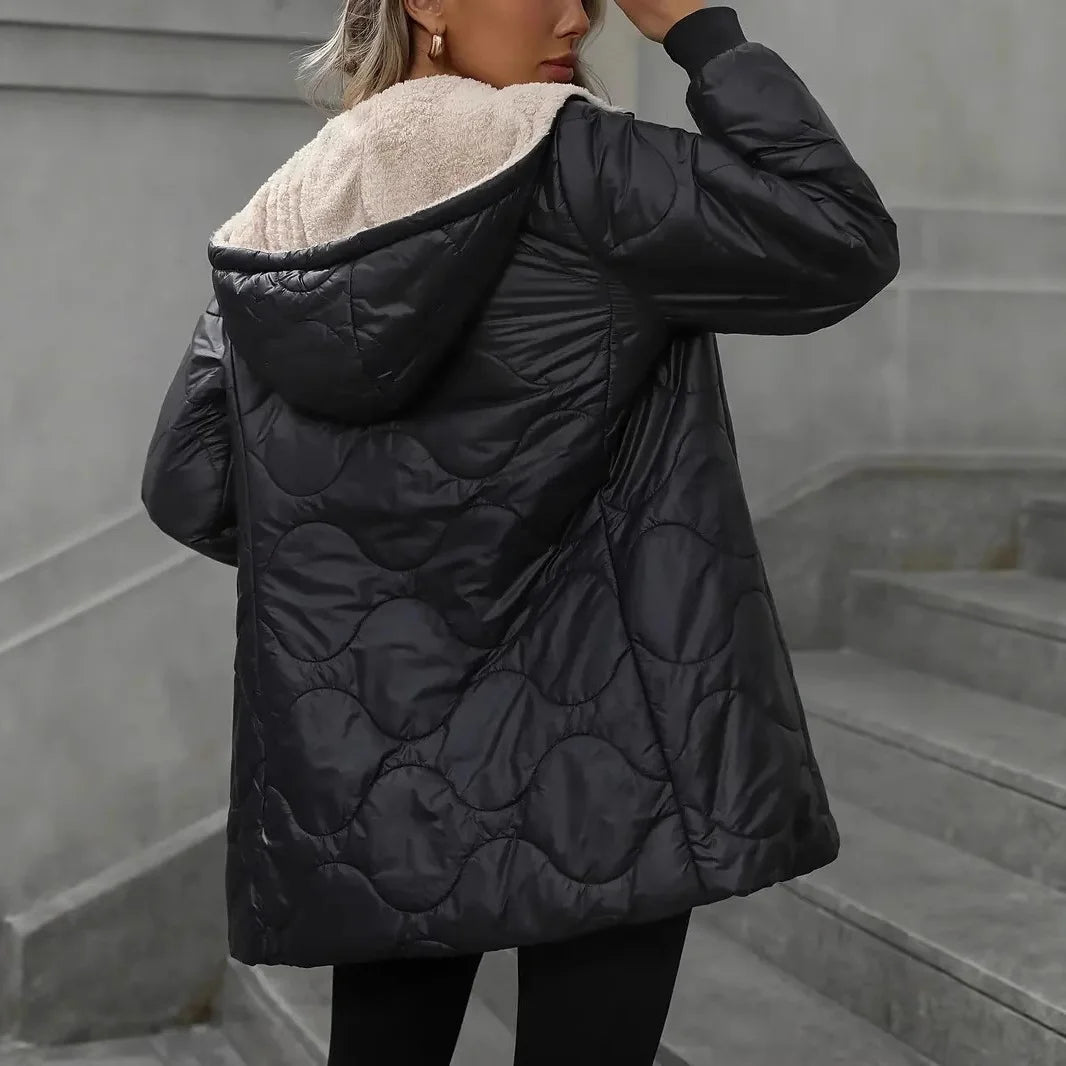 Women's Casual Hooded Cotton Jackets