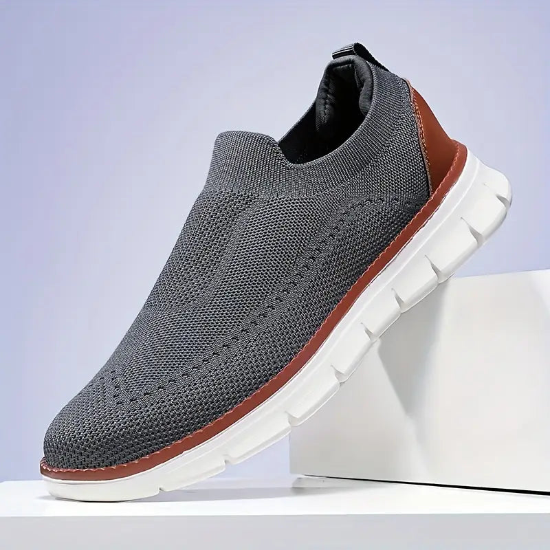 Men's Slip-On Breathable Sock Shoes - Non-Slip EVA Sole