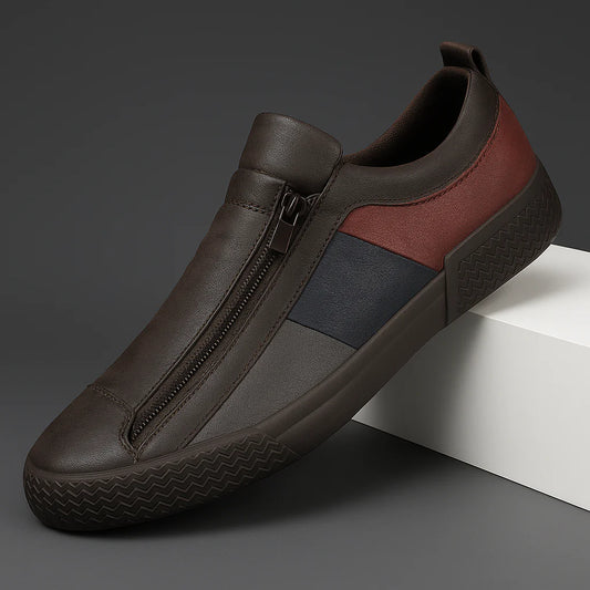 Claude Monet Leather Trainers