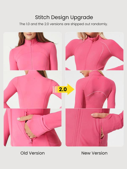 Women’s Sculpting Zip Jacket and Flare Leggings Set