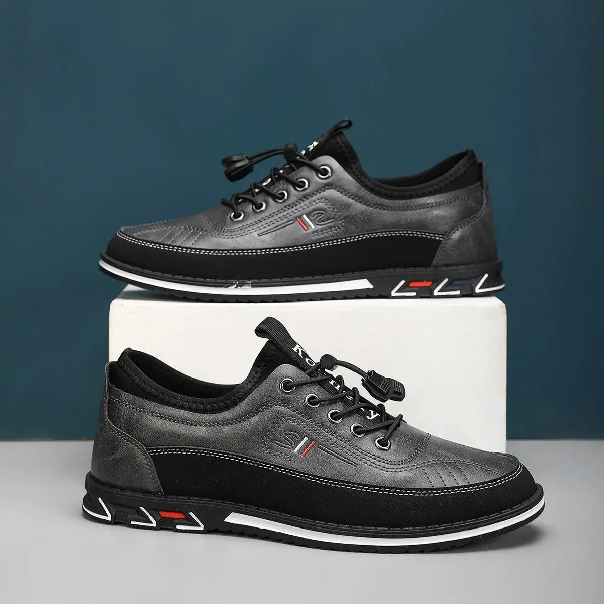 Men's Quick Lace Casual Walking Shoes