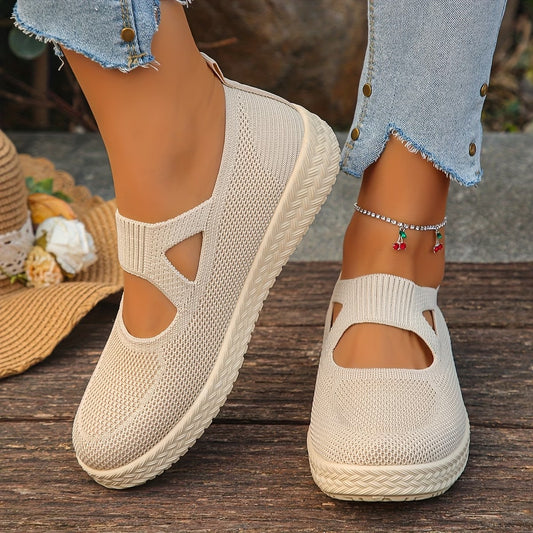 Women’s Breathable Anti-Slip Casual Knit Shoes