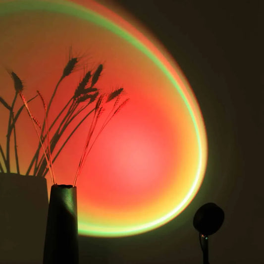 USB Sunset Projection Lamp with Remote Control