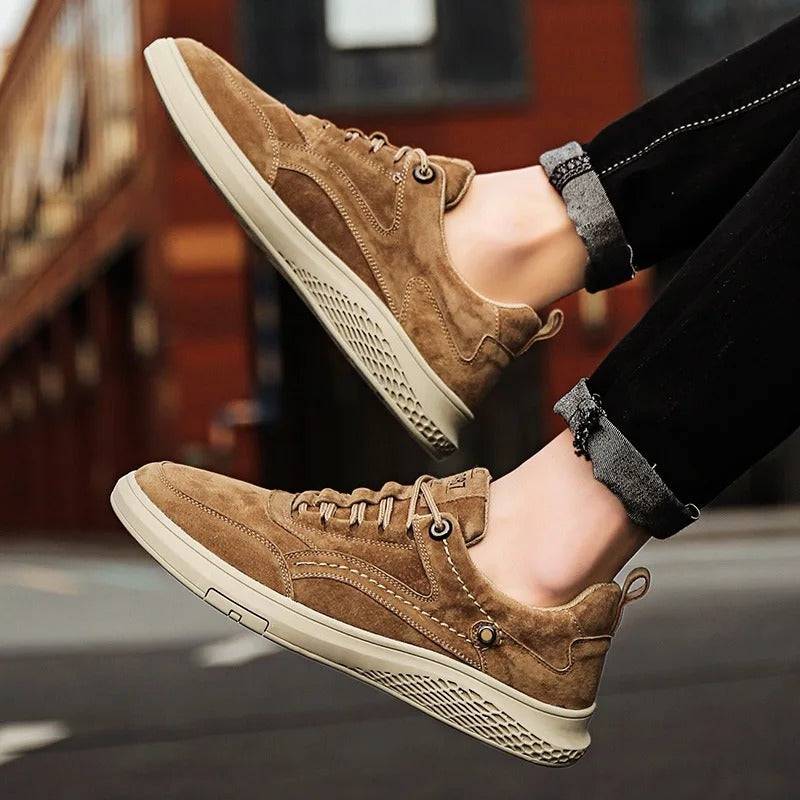 Men’s Genuine Leather Business Trainers