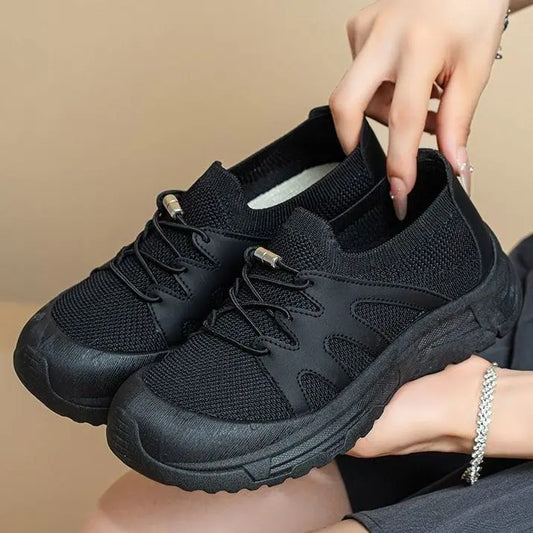 Women’s Lightweight Breathable Knit Slip-On Trainers