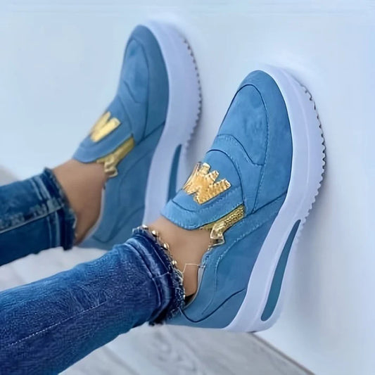 Women’s Casual Platform Slip-On Trainers