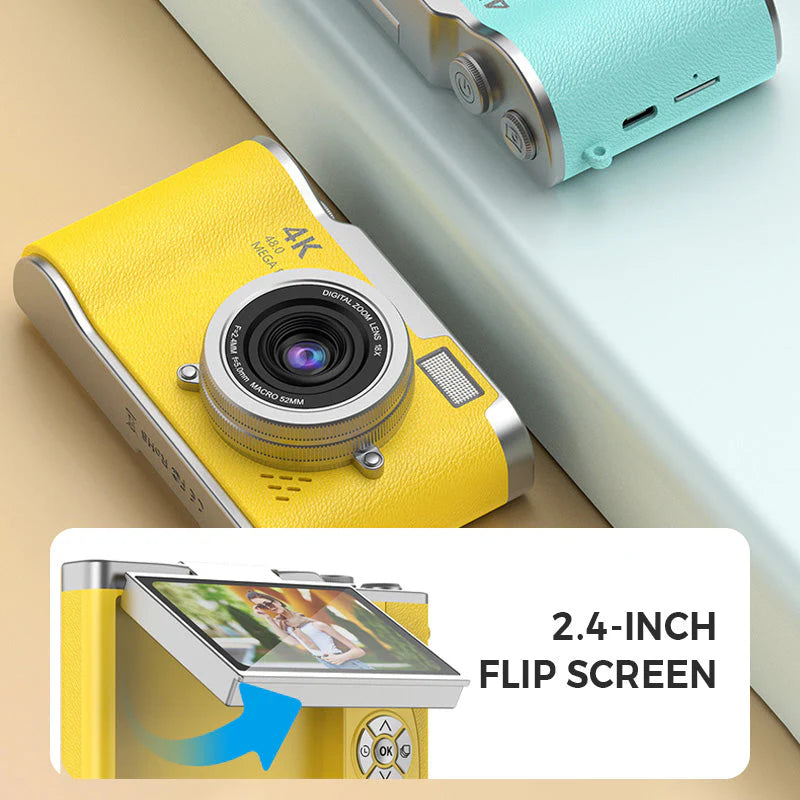 Compact 4K Flip Screen Digital Camera