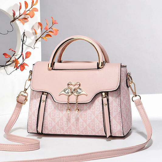Women's Elegant PU Leather-Look Crossbody Bag