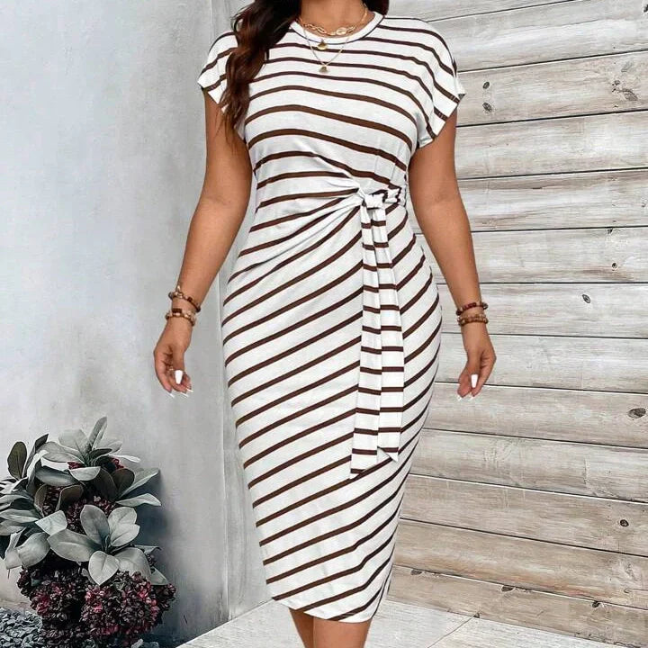 Women’s Seralina Colour-Block Tie Waist Maxi Dress