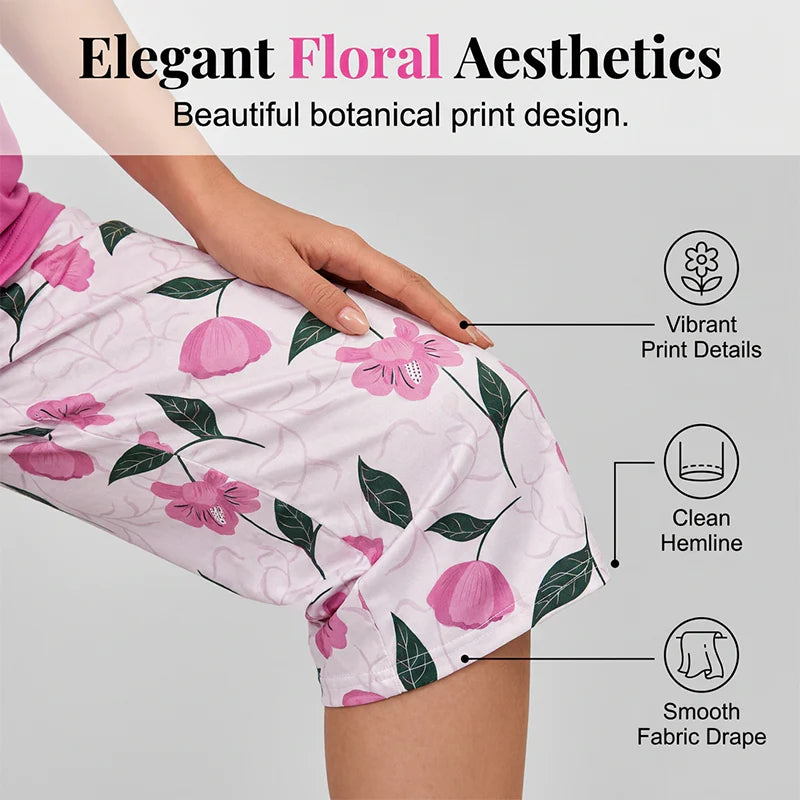 Women’s Floral Stretch Lounge Set