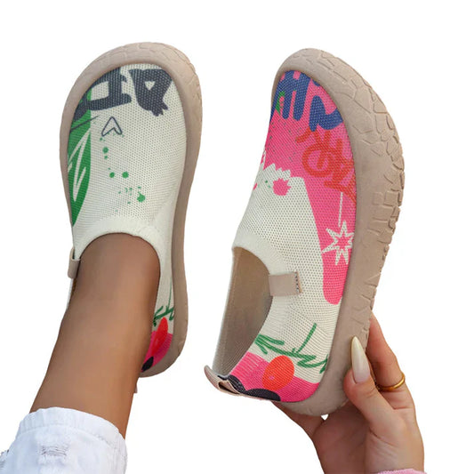 Women's Printed Slip-On Shoes