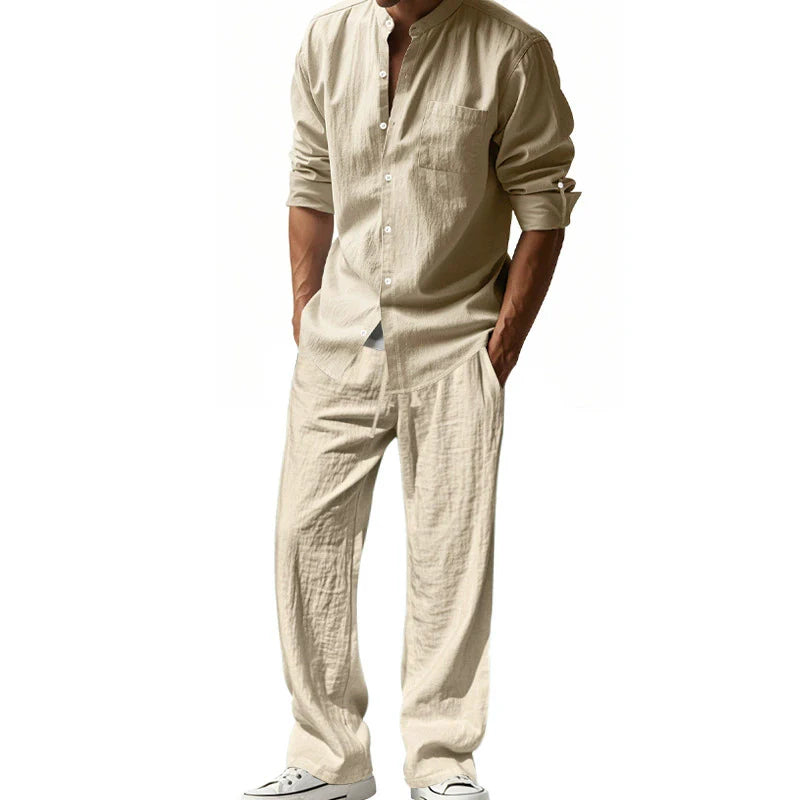 Men’s Relaxed Shirt and Trousers Set