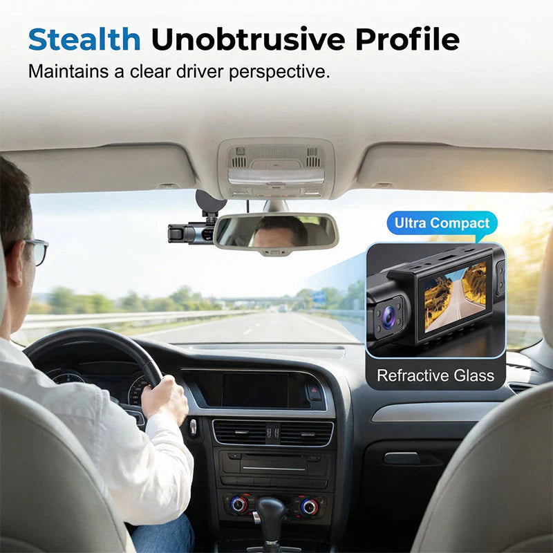 1080P Dual-Lens Wi-Fi Dash Camera