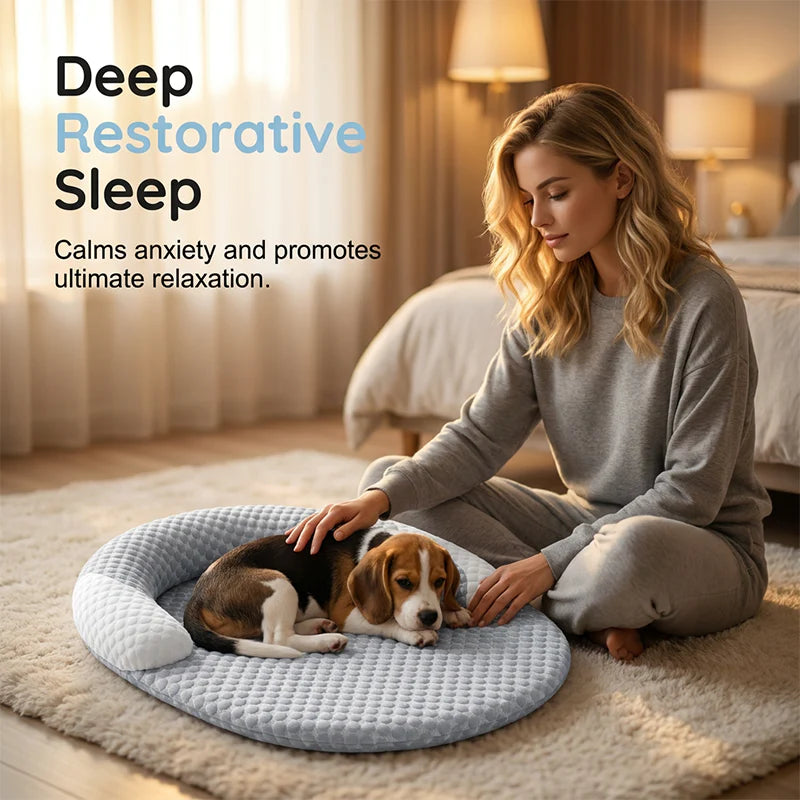 Cooling U-Shaped Pet Bed