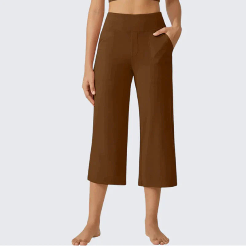 Women’s Wide-Leg Cropped Trousers