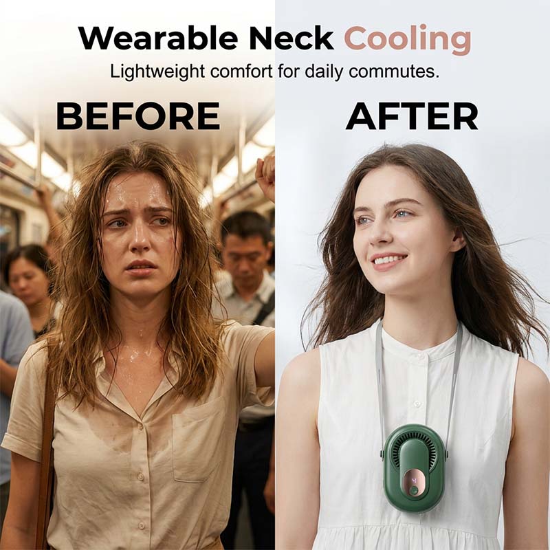 4-in-1 Wearable Cooling Fan