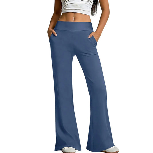 Women's High Waist Flared Active Trousers