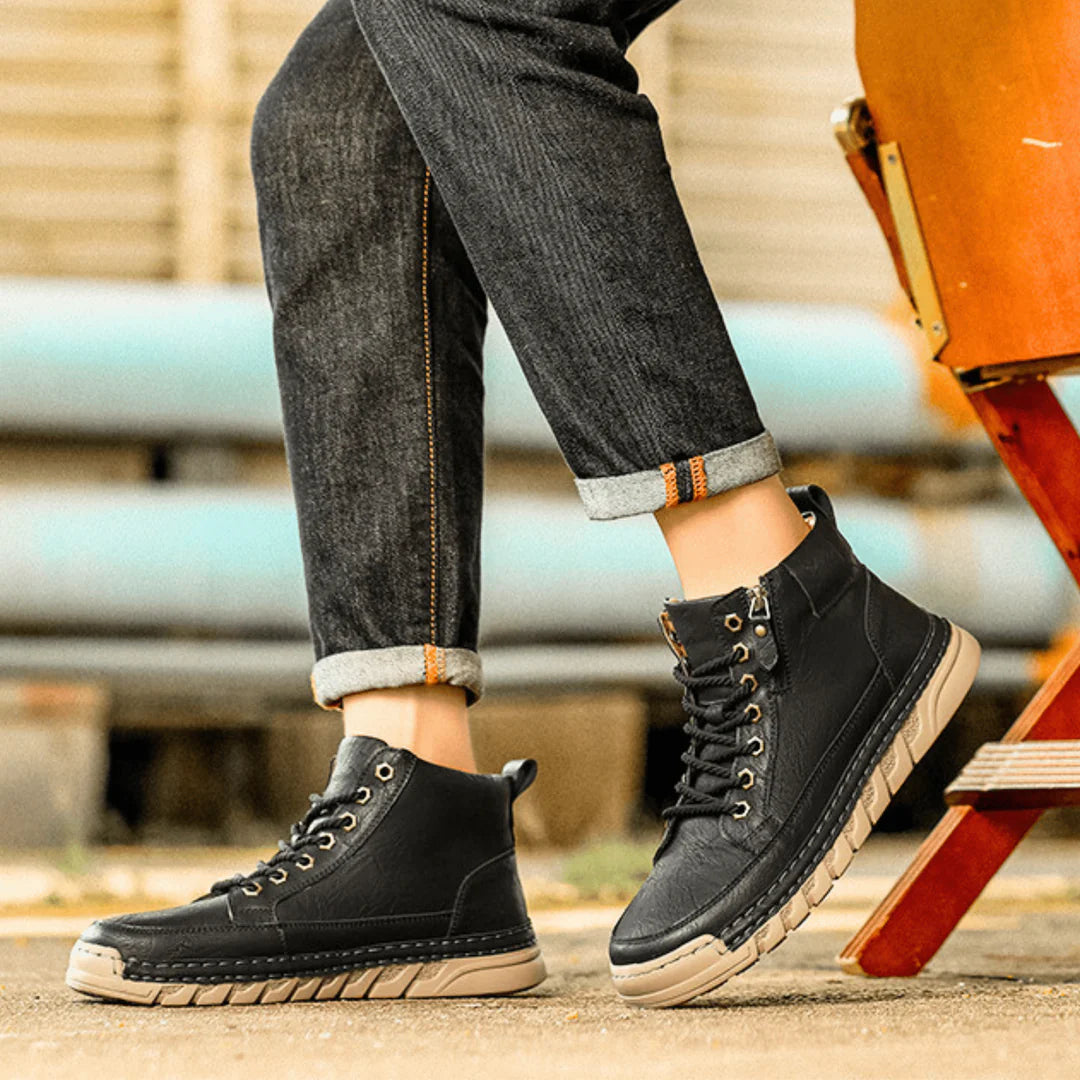 Men’s Premium Leather Urban Ankle Boots