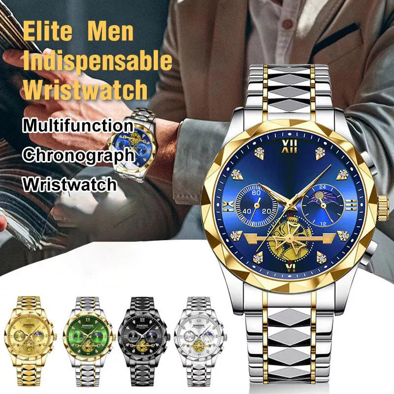 Men's Dodecagon Quartz Watch