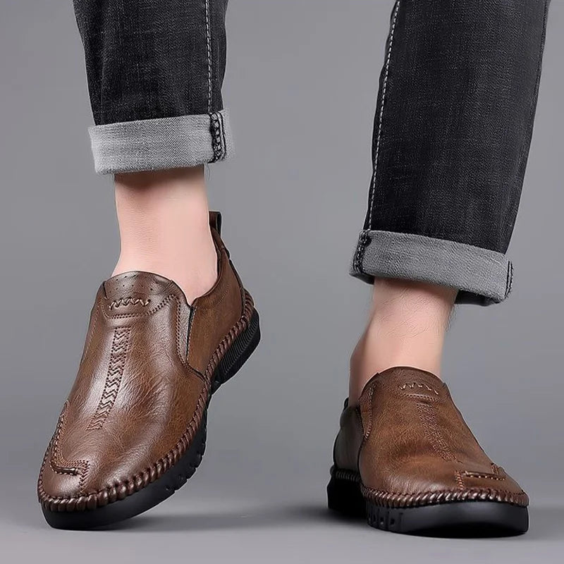 Casual Comfy Leather-Look Loafer