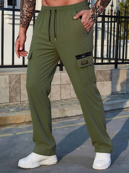 Men’s Relaxed Fit Multi Pocket Cargo Trousers
