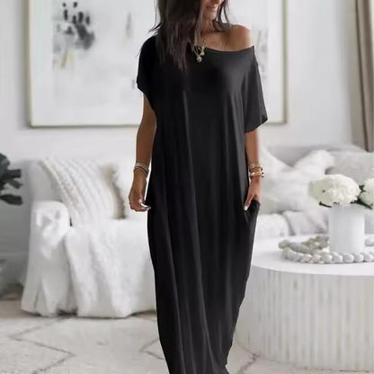 Summer Loose Pocket Casual Dress